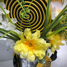 Load image into Gallery viewer, Custom designer handmade Busy Bee centerpiece Centerpiece / Table Arrangement / Table Decor