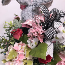 Carregar imagem no visualizador da galeria, Custom Designer Handmade Garden Bunny centerpiece / Table Arrangement / Table Decor