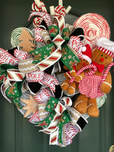 Load image into Gallery viewer, Gingerbread Wreath