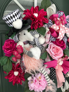 Valentines theme wreath