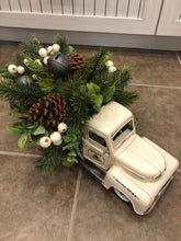 Load image into Gallery viewer, Classic Red / Blue/ Cream Christmas Truck Christmas / Winter centrepiece