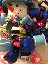 将图片加载到图库查看器，Custom Designer Handmade Snowman Wreath