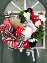 Load image into Gallery viewer, Custom Designer Handmade Valentines decorative window frame