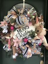 Load image into Gallery viewer, XL Merry Christmas Wreath