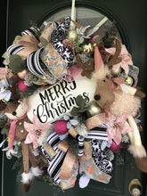 Load image into Gallery viewer, XL Merry Christmas Wreath