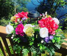 Load image into Gallery viewer, Custom Headstone Saddle Floral Arrangements