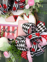 Cargar imagen en el visor de la galería, Custom Designer Handmade Valentines Day Love Shack Wreath