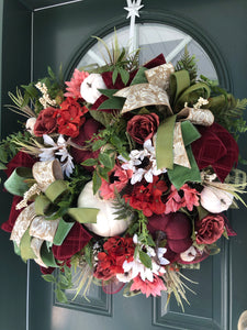 XL Fall Floral Wreath