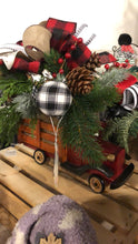 Cargar imagen en el visor de la galería, Classic Red Truck Christmas centerpiece / Table Arrangements /  Table Decor