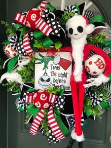 XL Deluxe Nightmare Before Christmas Kranz