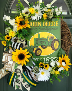 Custom Designer Handmade John Deere wreath