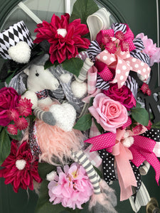 Valentines theme wreath