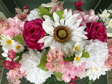 Load image into Gallery viewer, Custom Headstone Saddle Floral Arrangements