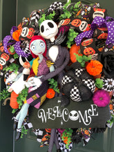 Load image into Gallery viewer, Deluxe Nightmare Before Christmas Wreath