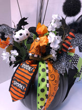 Load image into Gallery viewer, Custom Designer Handmade Fall Pumpkin Witch Centerpiece