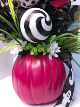 Load image into Gallery viewer, Custom Designer Handmade Halloween Pumpkin Centerpiece / Table Arrangement / Table Decor