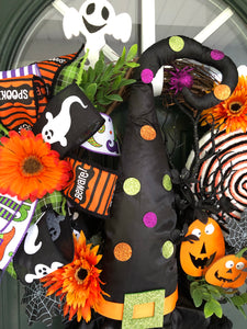 Couronne d'Halloween sur mesure