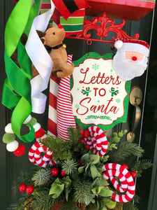 North Pole Express Post Letters To Santa Christmas Mailbox