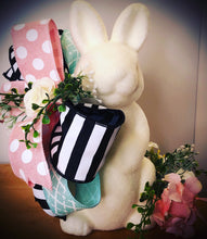 Cargar imagen en el visor de la galería, Custom designer handmade Flocked Spring Bunnies