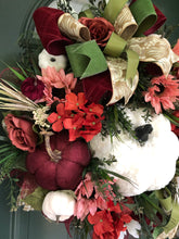 Load image into Gallery viewer, XL floral Fall Wreath