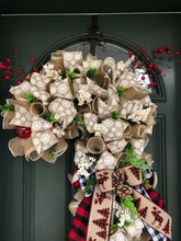 Load image into Gallery viewer, Reindeer Wreath