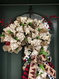 Reindeer Wreath