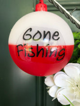 Load image into Gallery viewer, Custom Designer Handmade Gone Fishing Wreath