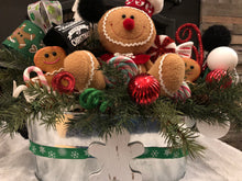 Load image into Gallery viewer, Custom Designer Handmade XL Christmas Gingerbread Centerpiece