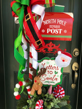 Load image into Gallery viewer, North Pole Express Post Letters To Santa Christmas Mailbox