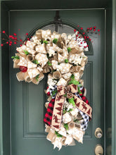 Load image into Gallery viewer, Reindeer Wreath