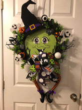 Load image into Gallery viewer, Custom Designer Handmade XL Witch Wreath