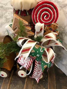 Gingerbread Train Decor