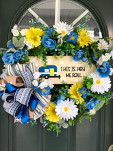 Cargar imagen en el visor de la galería, Custom Designer Handmade Spring / Summer Camping Wreath