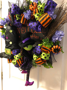 Custom Designer Handmade Witch wreath