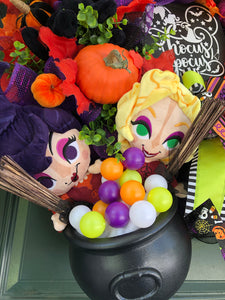 Deluxe Hocus Pocus Wreath