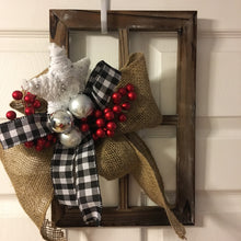 Load image into Gallery viewer, Custom Designer Handmade Decorative holiday window frames