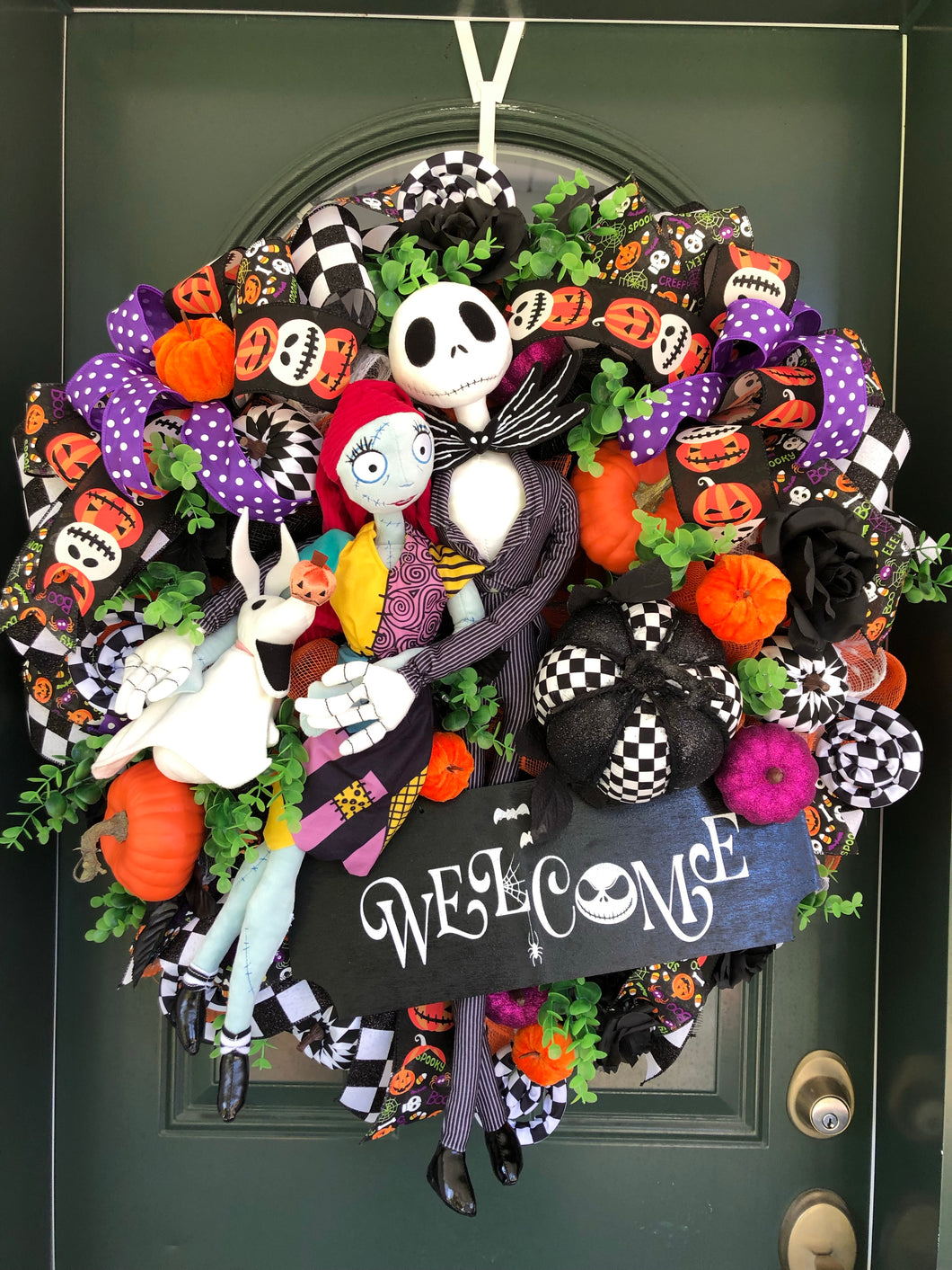 Coroa de flores Deluxe Nightmare Before Christmas