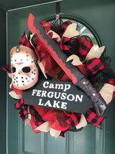 Load image into Gallery viewer, Friday The 13th Halloween Wreath