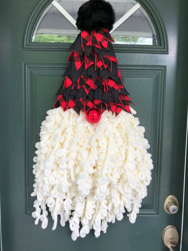 Custom Designer Handmade Giant Christmas Gnome / Santa Face. 