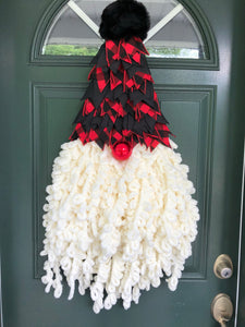 Custom Designer Handmade Giant Christmas Gnome / Santa Face. 