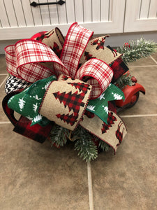 Made to order Classic Red Truck Christmas centrepiece