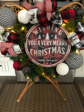 Load image into Gallery viewer, Custom Designer Handmade Rustic Christmas snowshoes