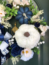 Load image into Gallery viewer, Blue Fall Wreath