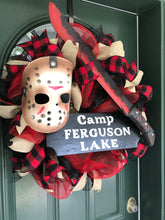 Load image into Gallery viewer, Friday The 13th Halloween Wreath