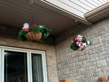 Load image into Gallery viewer, Custom Designer Handmade Christmas hanging baskets