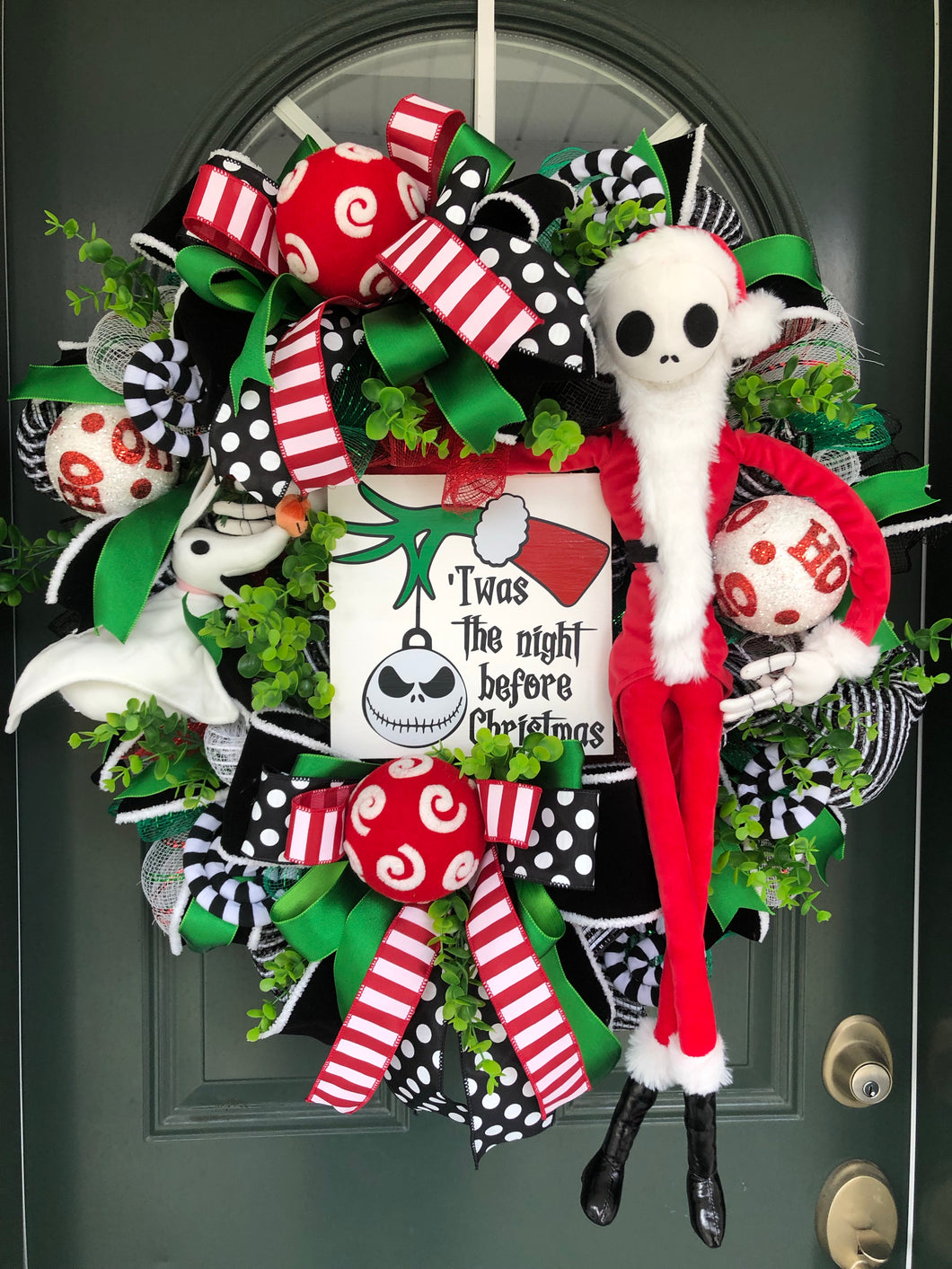 XL Deluxe Nightmare Before Christmas Wreath