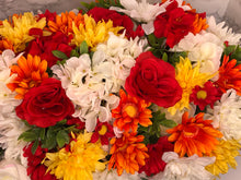 Load image into Gallery viewer, Custom designer handmade Headstone Saddle Floral Arrangements