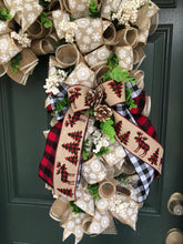 Load image into Gallery viewer, Reindeer Wreath