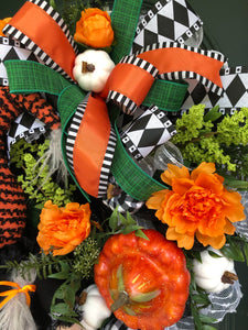 Halloween Gnome Wreath