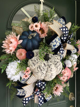 Load image into Gallery viewer, XL floral Fall Wreath